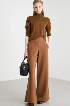 Maglia dolcevita leggera - Marrone