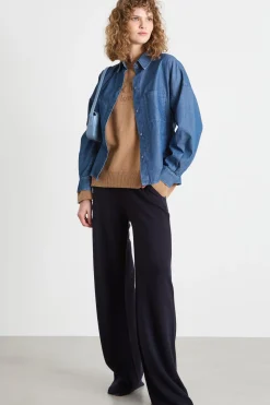 Maglia girocollo - Cammello