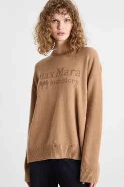 Maglia girocollo - Cammello