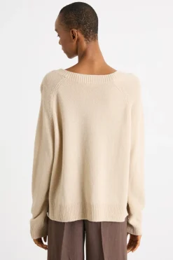 Maglia girocollo regolare - Beige