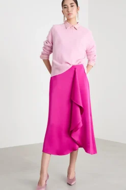 Maglia girocollo regolare - Rosa