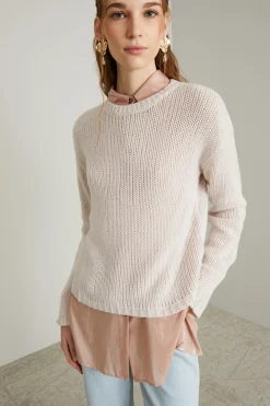 Maglia in cashmere - Rosa Chiaro