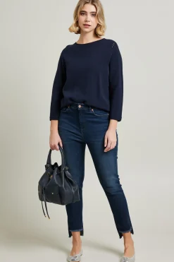Maglia in cotone - Blu Notte