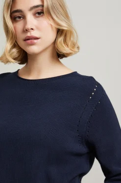 Maglia in cotone - Blu Notte