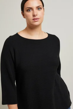 Maglia in cotone - Nero