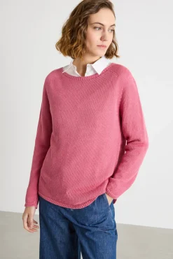 Maglia in filato leggero - Rosa