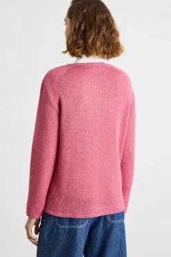 Maglia in filato leggero - Rosa
