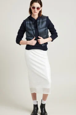 Maglia in lana e cachemire - Blu Notte