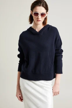 Maglia in lana e cachemire - Blu Notte
