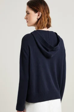 Maglia in lana e cachemire - Blu Notte