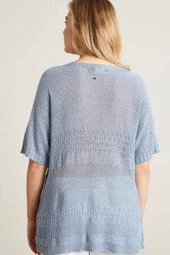Maglia lurex - Ceruleo