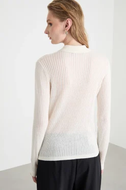 Maglia modello polo - Bianco