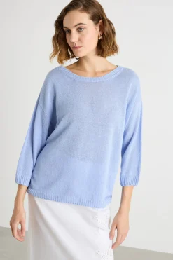Maglia oversize - Azzurro