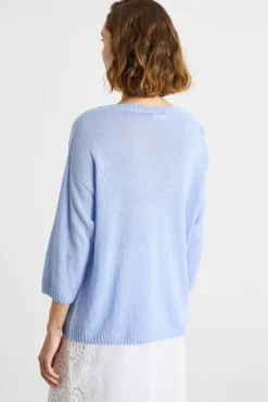 Maglia oversize - Azzurro