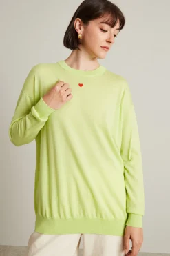 Maglia over - Verde Fluo