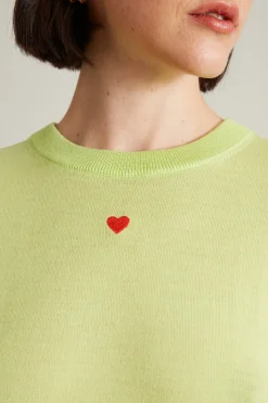 Maglia over - Verde Fluo