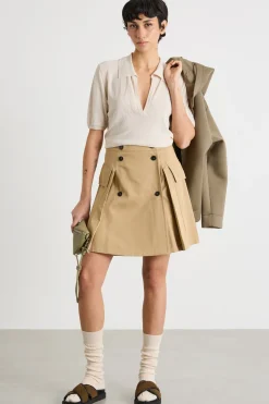 Maglia stile polo - Avorio