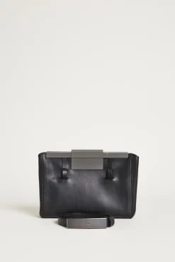 Marsupio in pelle naturale - Nero