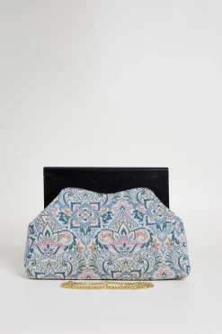 Maxi pochette fantasia - Azzurro