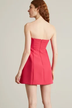 Mini abito bustier - Rosa