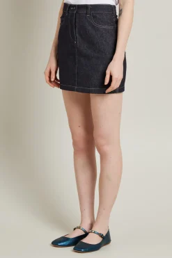 Minigonna in denim - Blu Denim