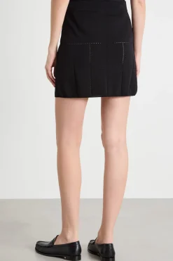 Minigonna svasata - Nero