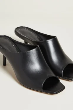 Mule con fascia accollata - Nero