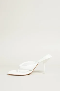 Mule con tacco - Bianco