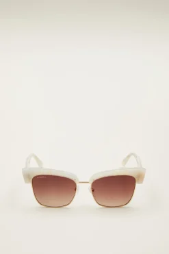 Occhiali da sole - Bianco Rosa