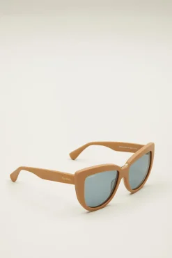 Occhiali da sole butterfly - Cammello