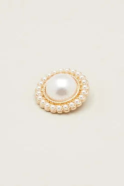Orecchini con perla - Bianco Oro