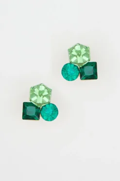 Orecchini di cristallo - Verde