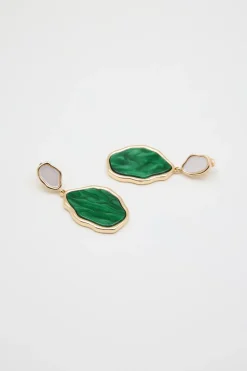 Orecchini pendenti - Verde