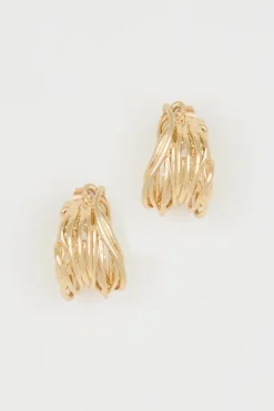 Orecchini semicircolari - Oro