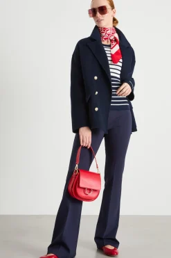 Pantalone aderente in jersey - Blu