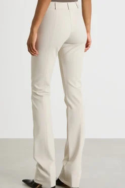 Pantalone aderente in jersey crepe - Beige