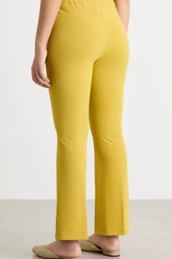 Pantalone aderente in jersey - Giallo
