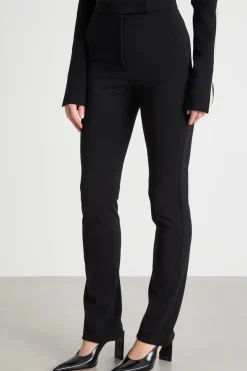Pantalone aderente in jersey - Nero