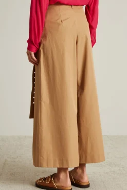Pantalone ampio - Beige