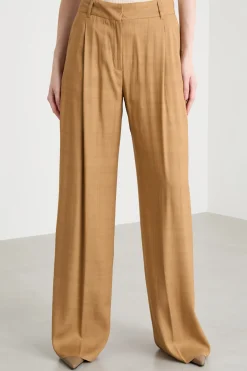 Pantalone ampio - Cammello