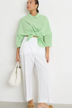 Pantalone ampio con tasche - Bianco