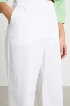 Pantalone ampio con tasche - Bianco