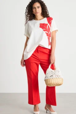 Pantalone ampio in bull - Arancione