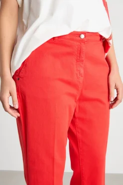 Pantalone ampio in bull - Arancione
