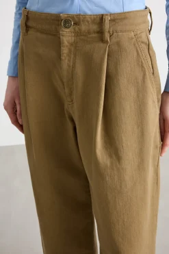 Pantalone ampio in bull - Marrone