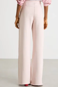 Pantalone ampio in felpa - Rosa
