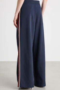 Pantalone ampio in jersey - Blu