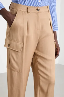 Pantalone cargo - Marrone