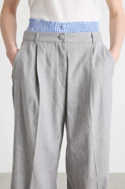 Pantalone carrot fit - Grigio
