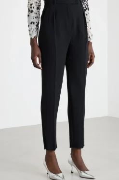 Pantalone carrot in cady - Nero